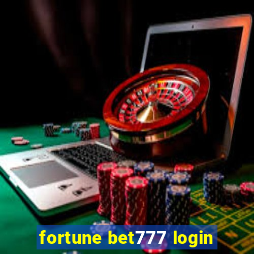 fortune bet777 login